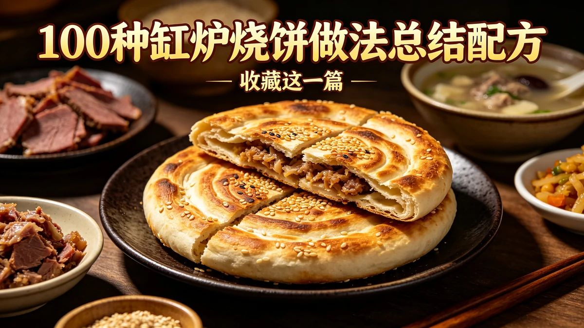 100种缸炉烧饼做法总结配方 收藏这一篇