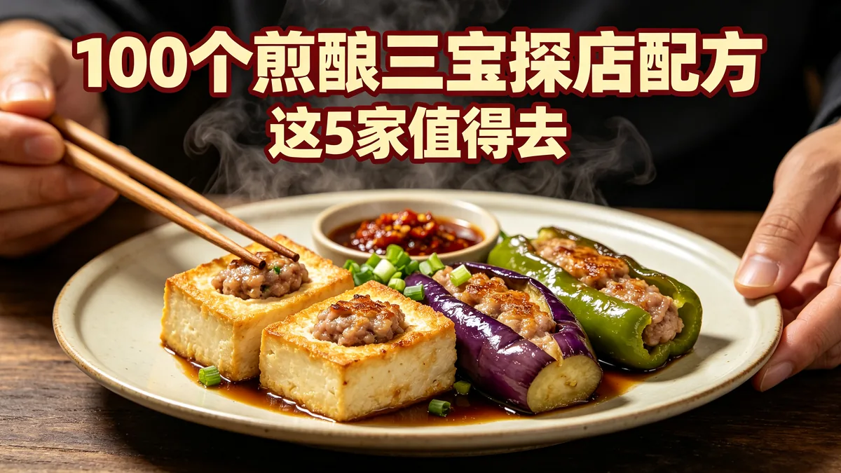 100个煎酿三宝探店配方 这5家值得去