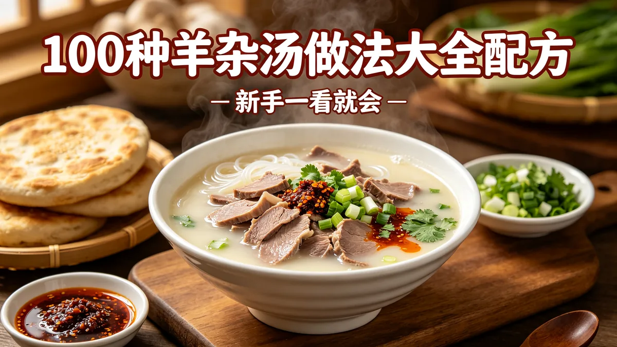 100种羊杂汤做法大全配方 新手一看就会