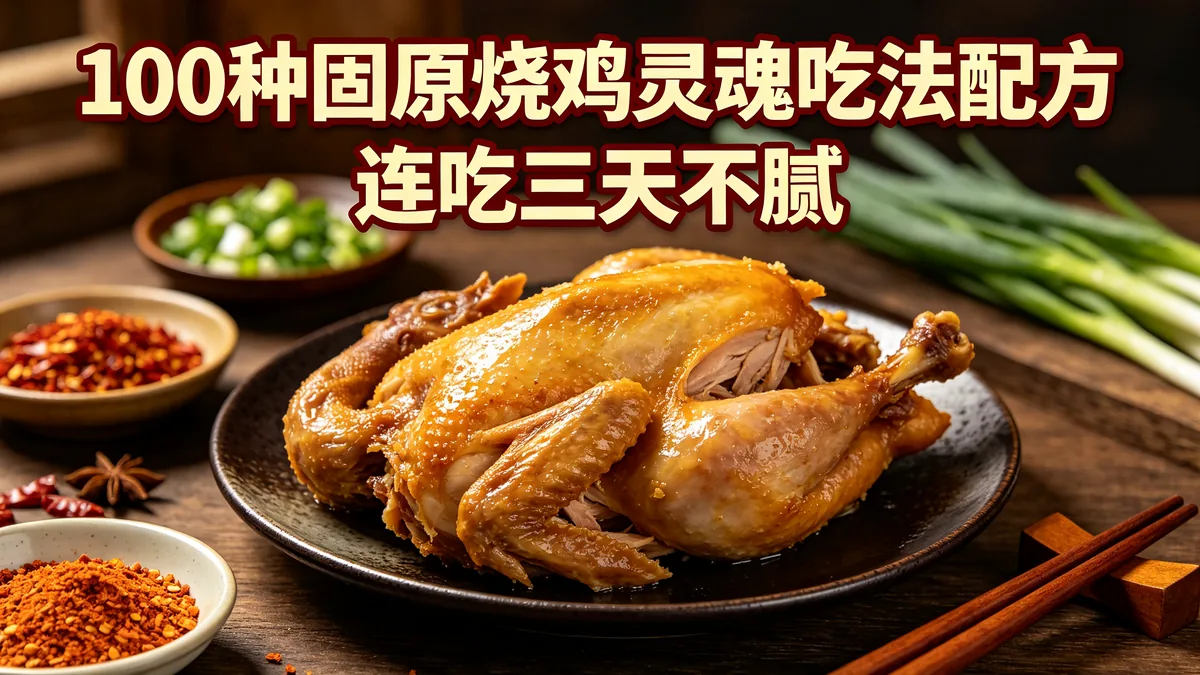 100种固原烧鸡灵魂吃法配方 连吃三天不腻