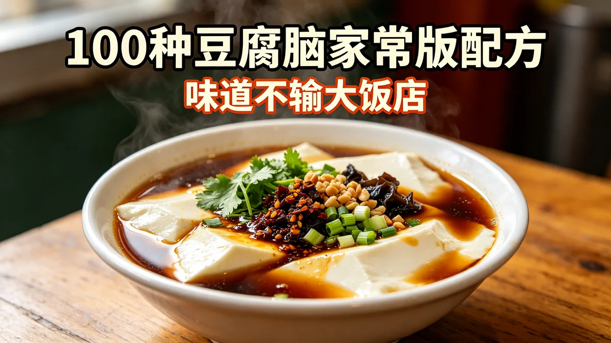 100种豆腐脑家常版配方 味道不输大饭店