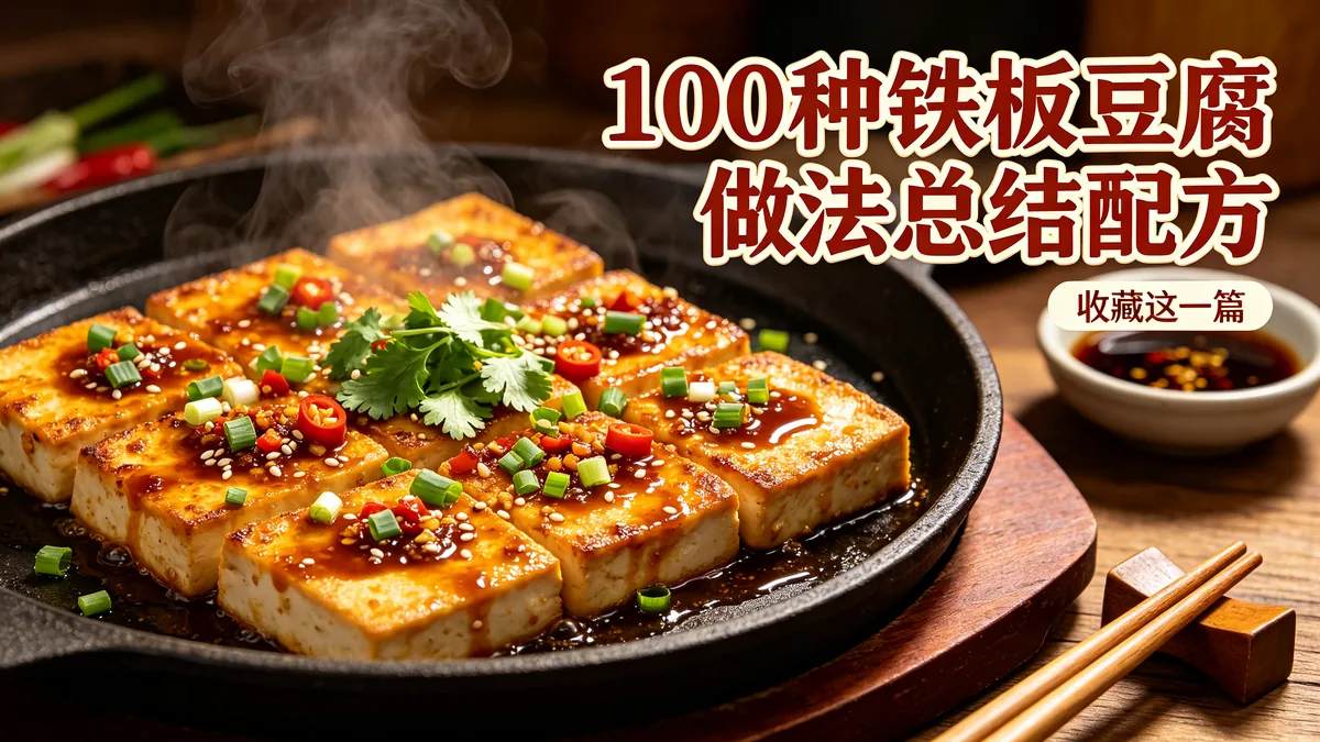 100种铁板豆腐做法总结配方 收藏这一篇