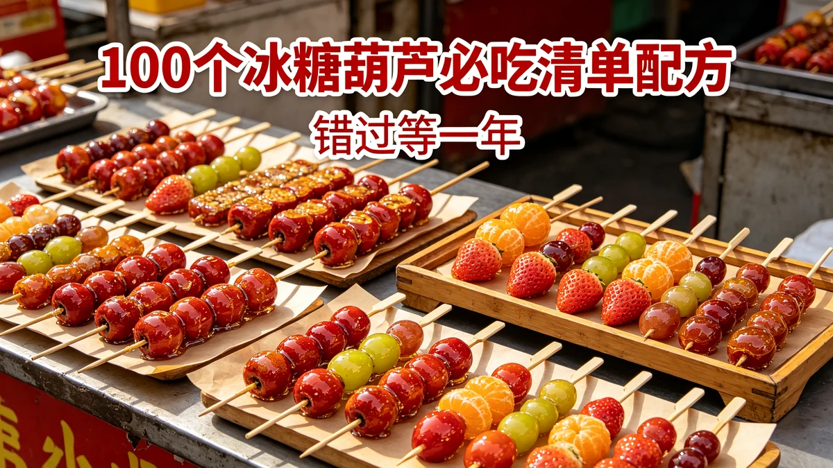 100个冰糖葫芦必吃清单配方 错过等一年