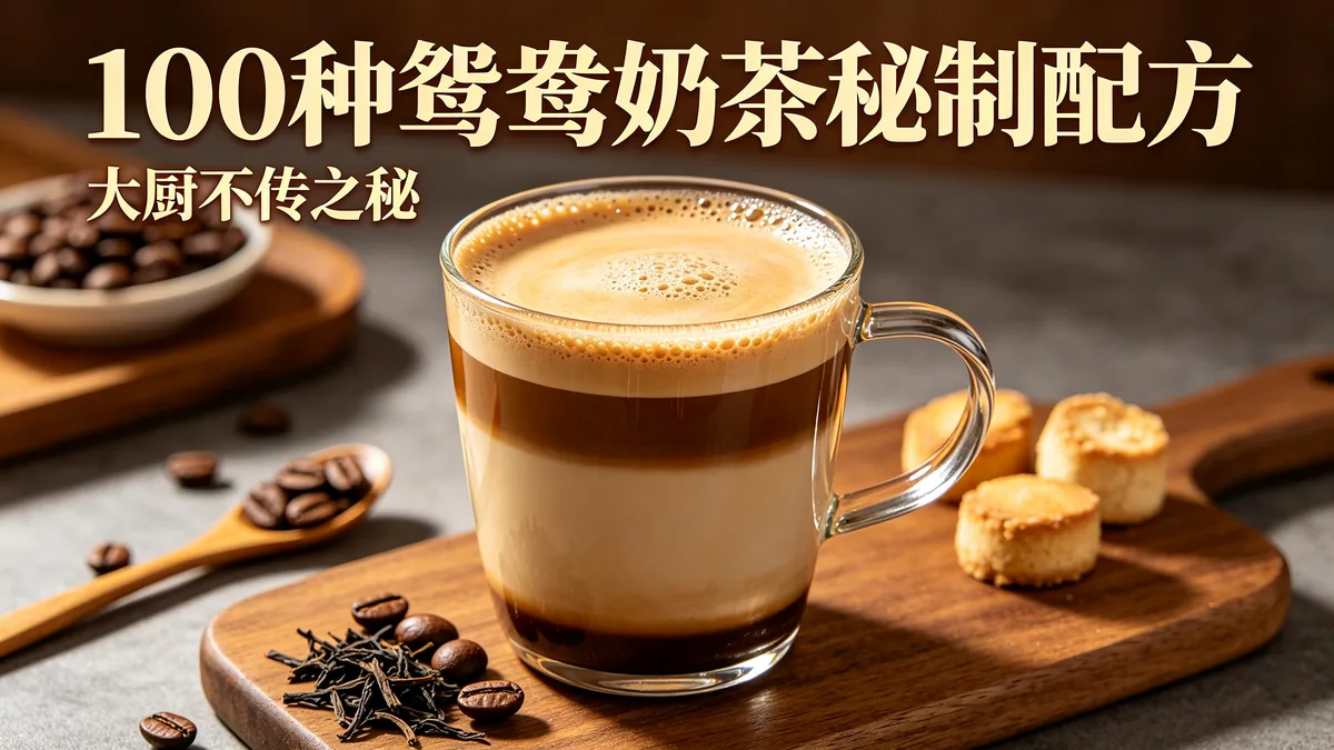 100种鸳鸯奶茶秘制配方 大厨不传之秘