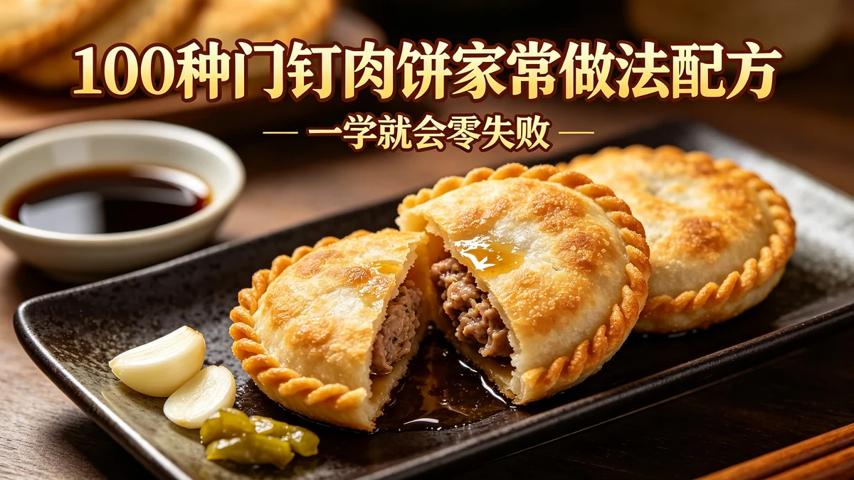 100种门钉肉饼家常做法配方 一学就会零失败