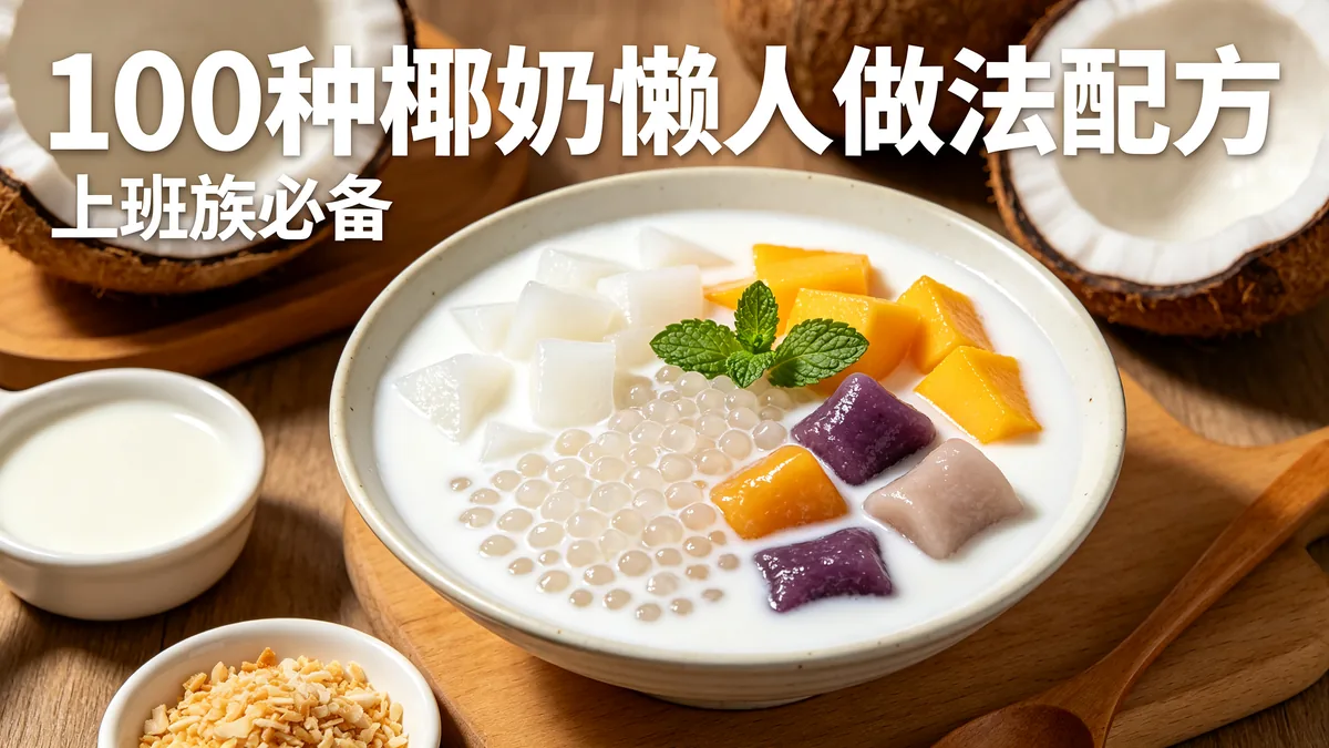 100种椰奶懒人做法配方 上班族必备