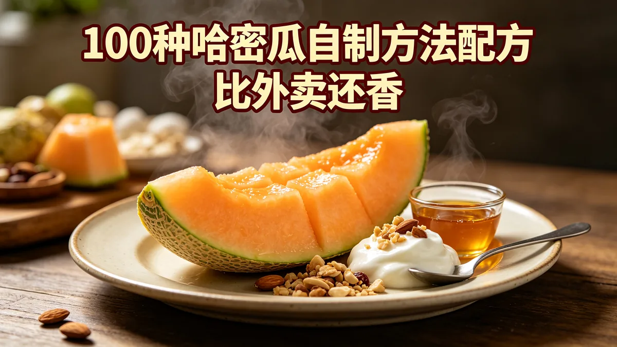 100种哈密瓜自制方法配方 比外卖还香