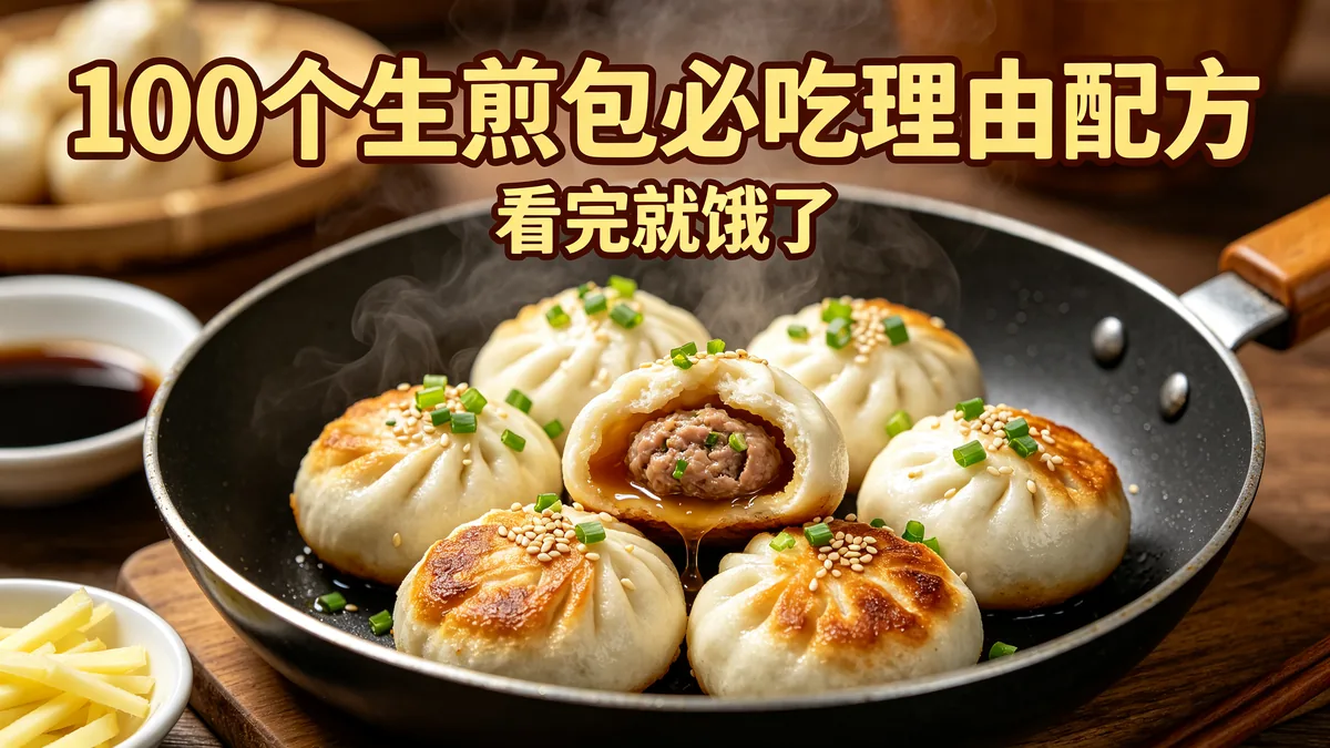 100个生煎包必吃理由配方 看完就饿了