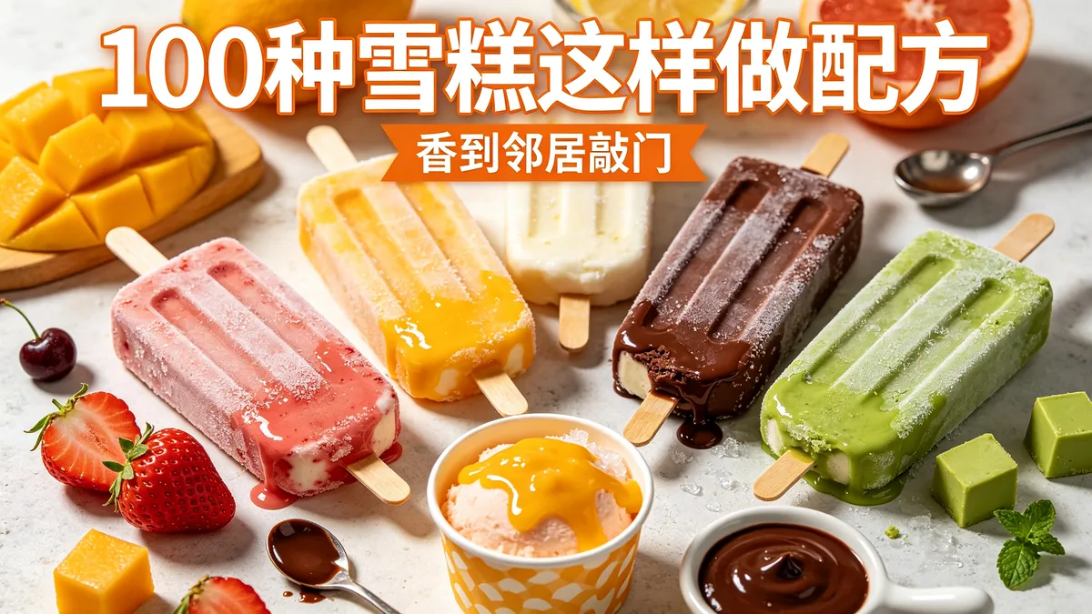 100种雪糕这样做配方 香到邻居敲门