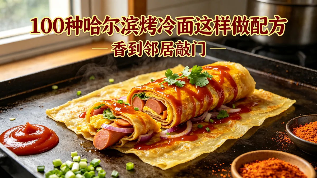 100种哈尔滨烤冷面这样做配方 香到邻居敲门