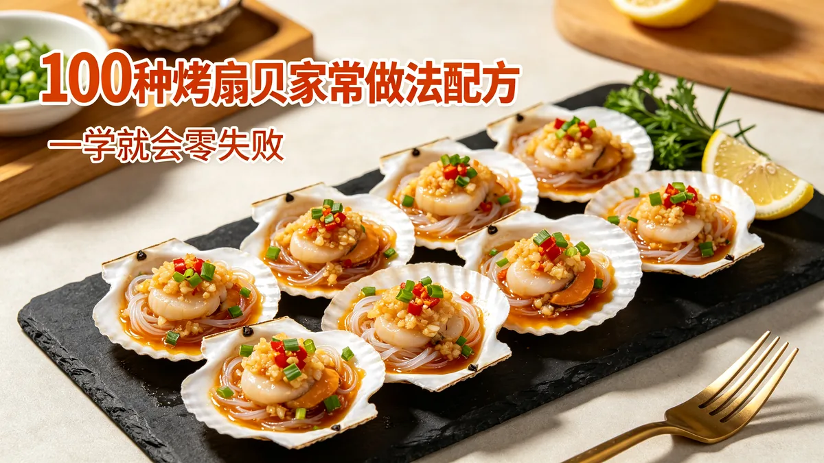 100种烤扇贝家常做法配方 一学就会零失败