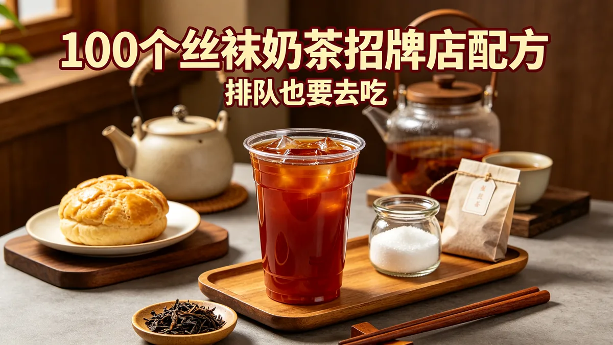 100个丝袜奶茶招牌店配方 排队也要去吃