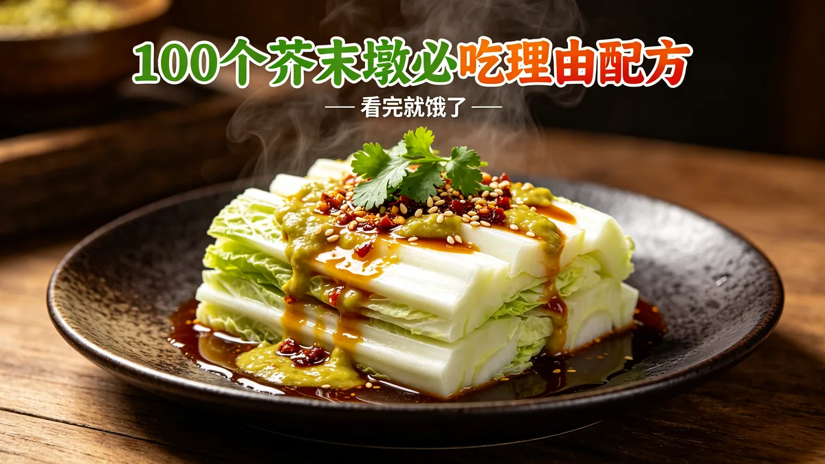 100个芥末墩必吃理由配方 看完就饿了