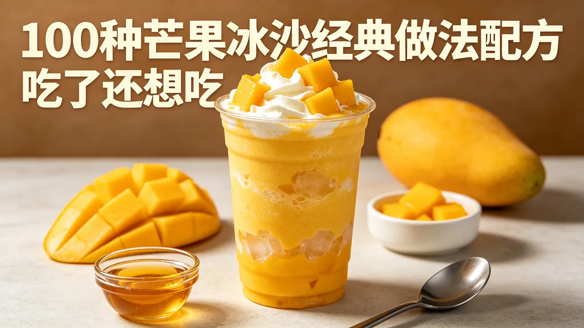 100种芒果冰沙经典做法配方 吃了还想吃
