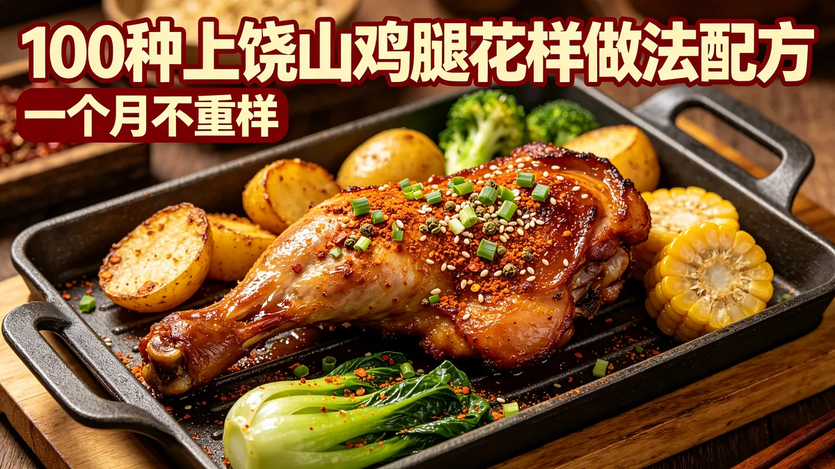 100种上饶山鸡腿花样做法配方 一个月不重样