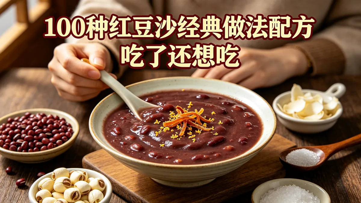 100种红豆沙经典做法配方 吃了还想吃