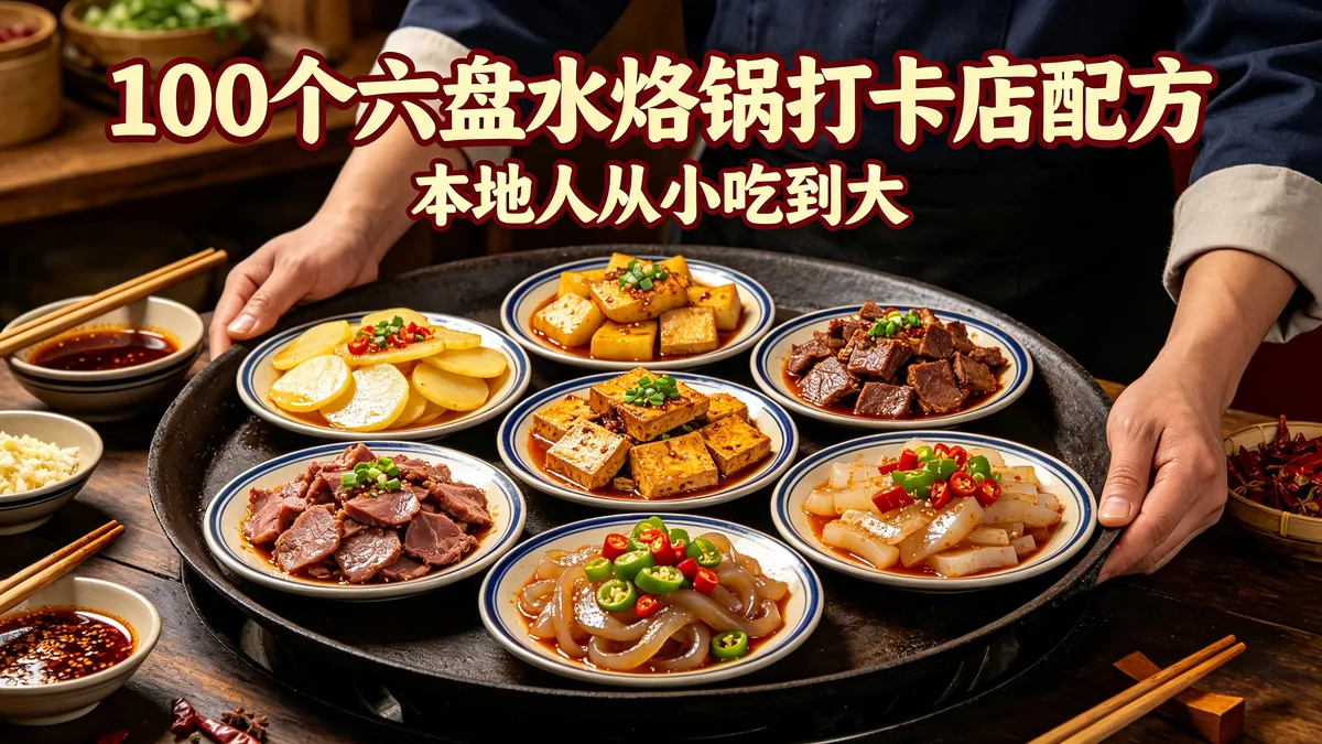 100个六盘水烙锅打卡店配方 本地人从小吃到大