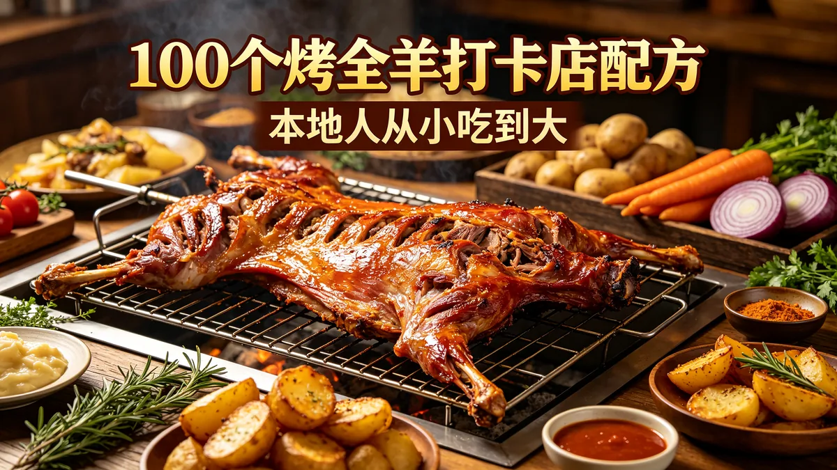 100个烤全羊打卡店配方 本地人从小吃到大