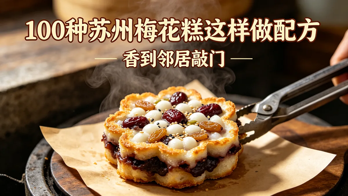 100种苏州梅花糕这样做配方 香到邻居敲门