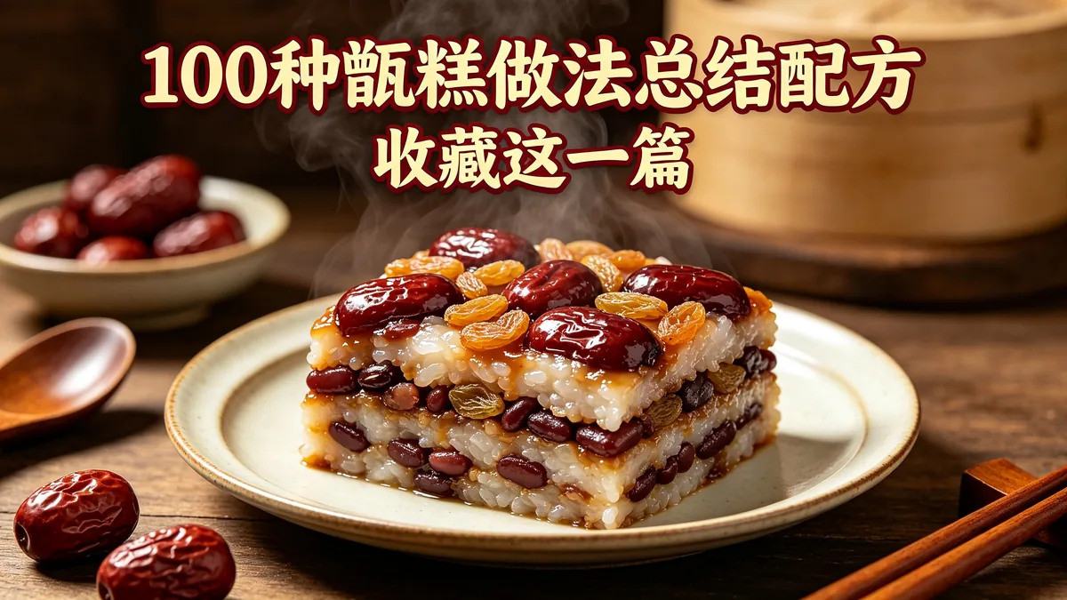 100种甑糕做法总结配方 收藏这一篇