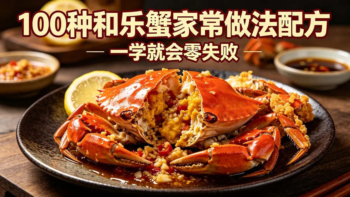 100种和乐蟹家常做法配方 一学就会零失败