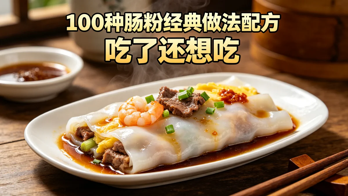 100种肠粉经典做法配方 吃了还想吃
