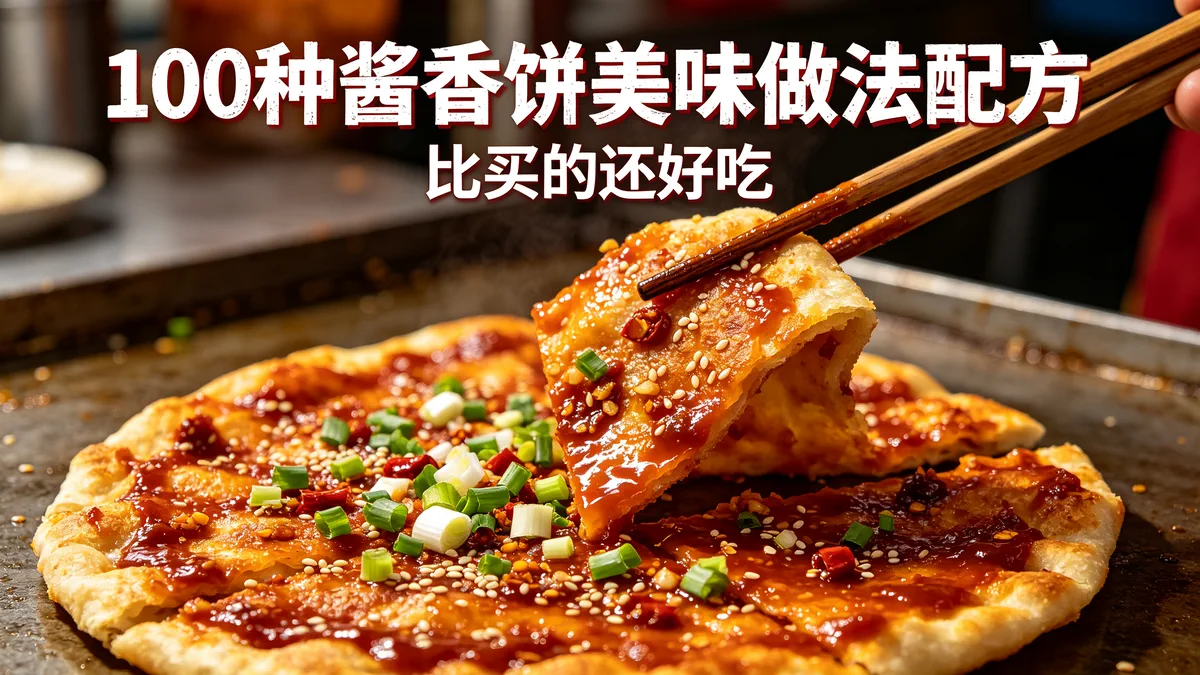 100种酱香饼美味做法配方 比买的还好吃