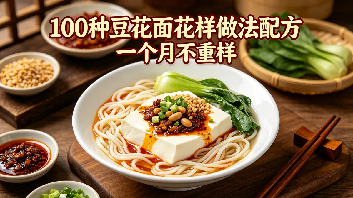 100种豆花面花样做法配方 一个月不重样