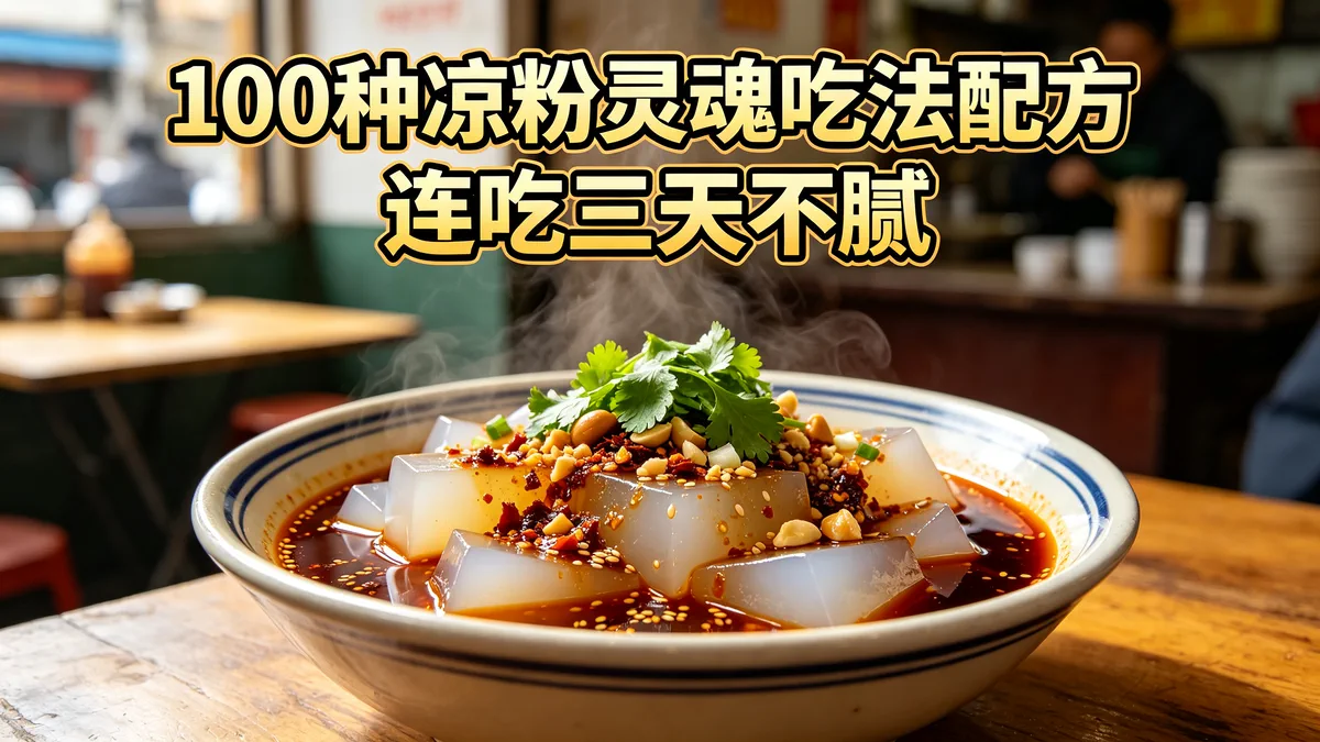 100种凉粉灵魂吃法配方 连吃三天不腻