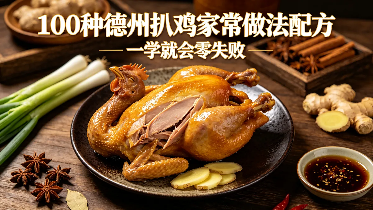 100种德州扒鸡家常做法配方 一学就会零失败