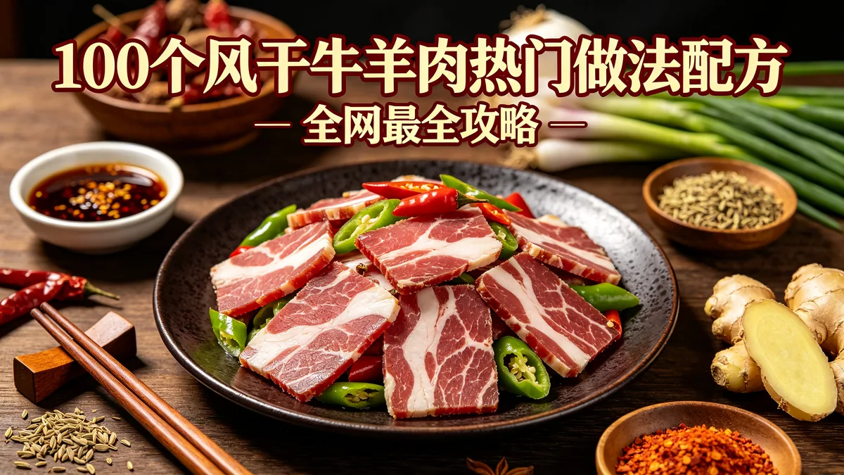 100个风干牛羊肉热门做法配方 全网最全攻略
