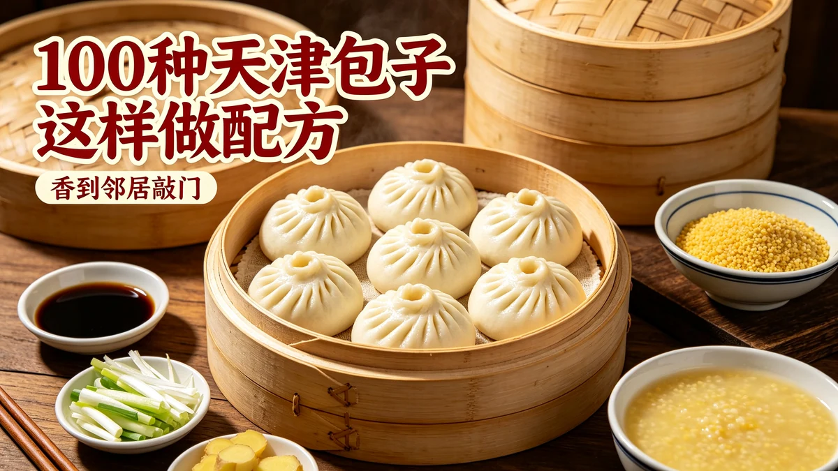 100种天津包子这样做配方 香到邻居敲门