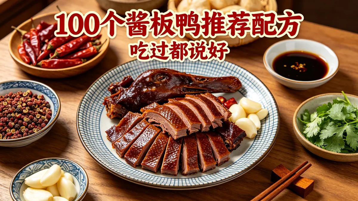 100个酱板鸭推荐配方 吃过都说好