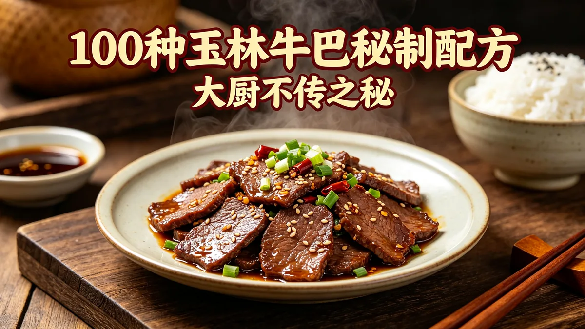 100种玉林牛巴秘制配方 大厨不传之秘