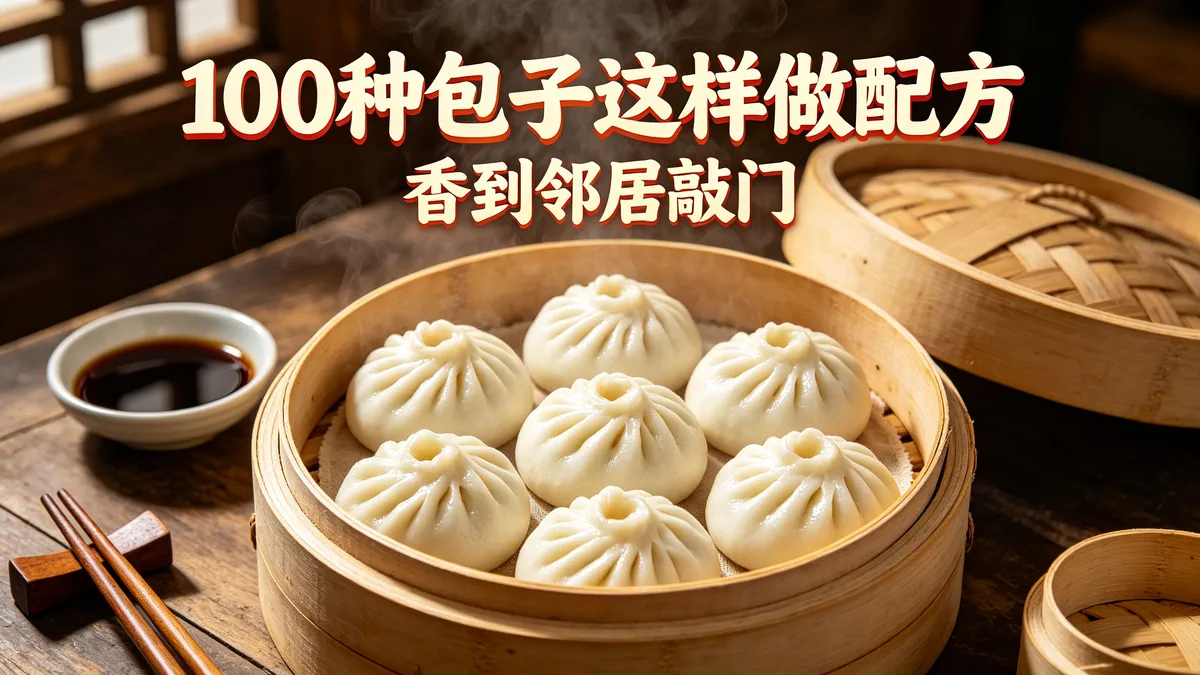100种包子这样做配方 香到邻居敲门