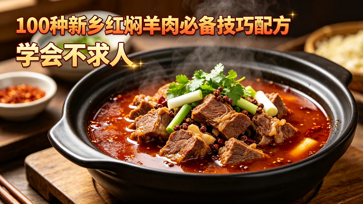 100种新乡红焖羊肉必备技巧配方 学会不求人