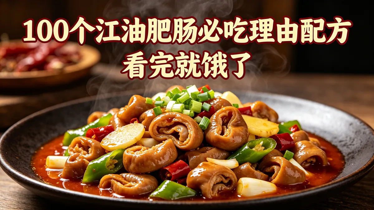 100个江油肥肠必吃理由配方 看完就饿了