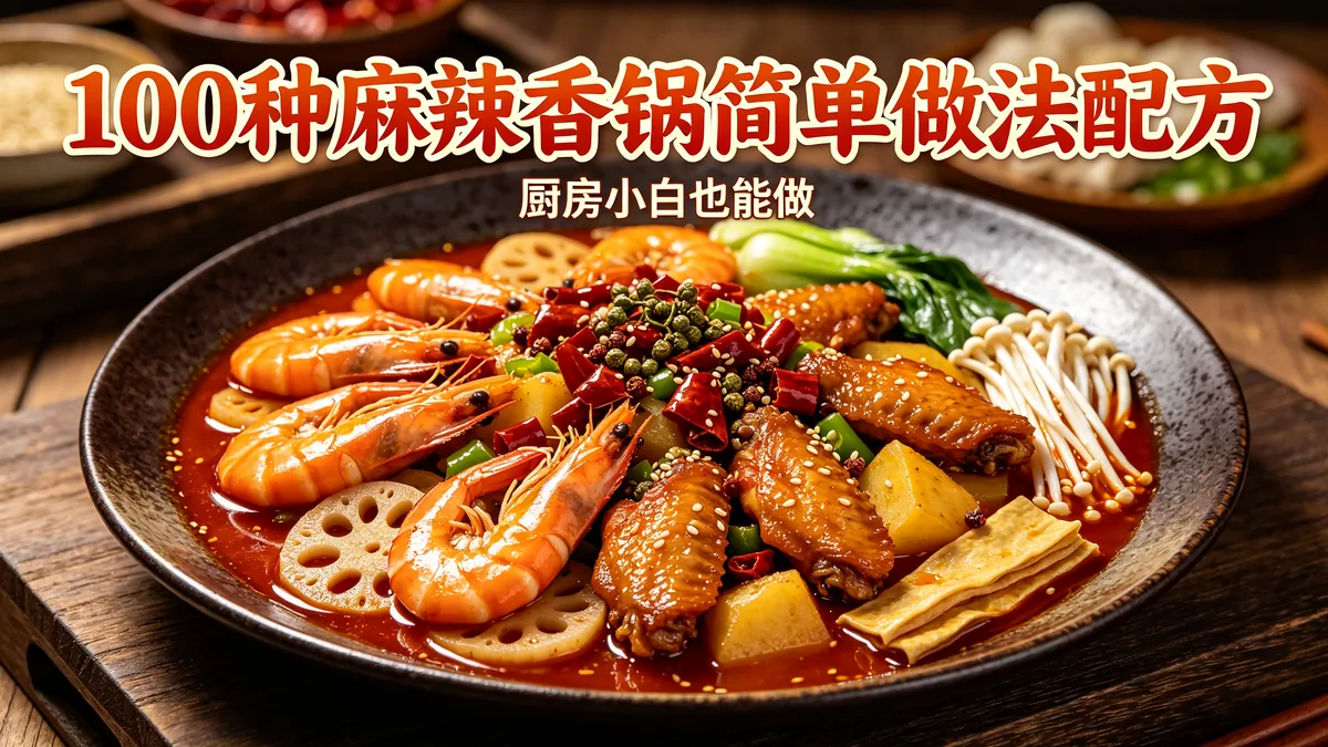 100种麻辣香锅简单做法配方 厨房小白也能做