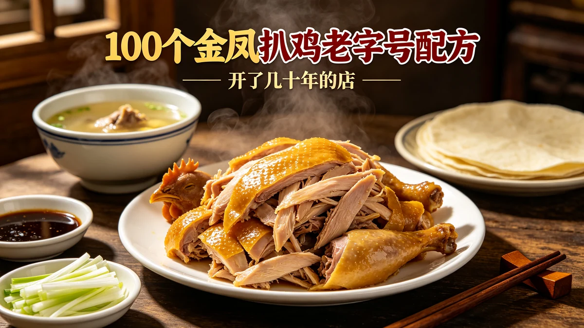 100个金凤扒鸡老字号配方 开了几十年的店