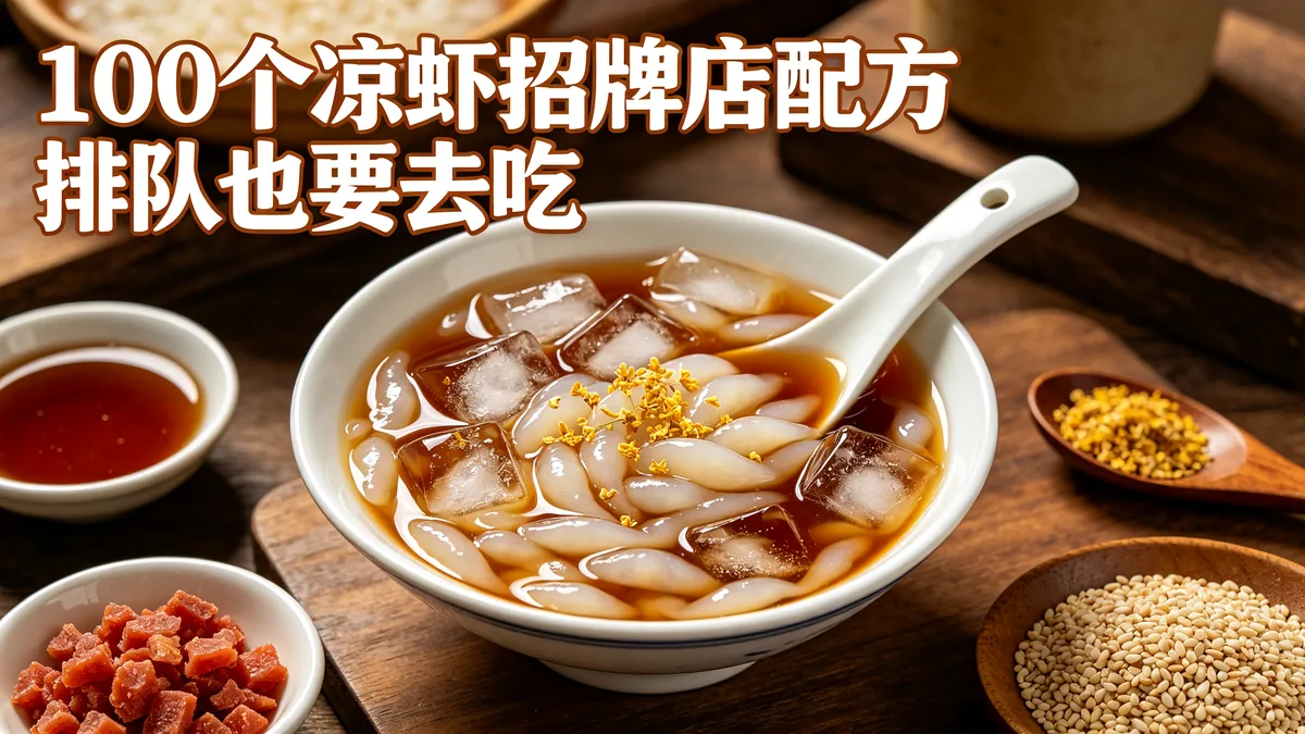 100个凉虾招牌店配方 排队也要去吃