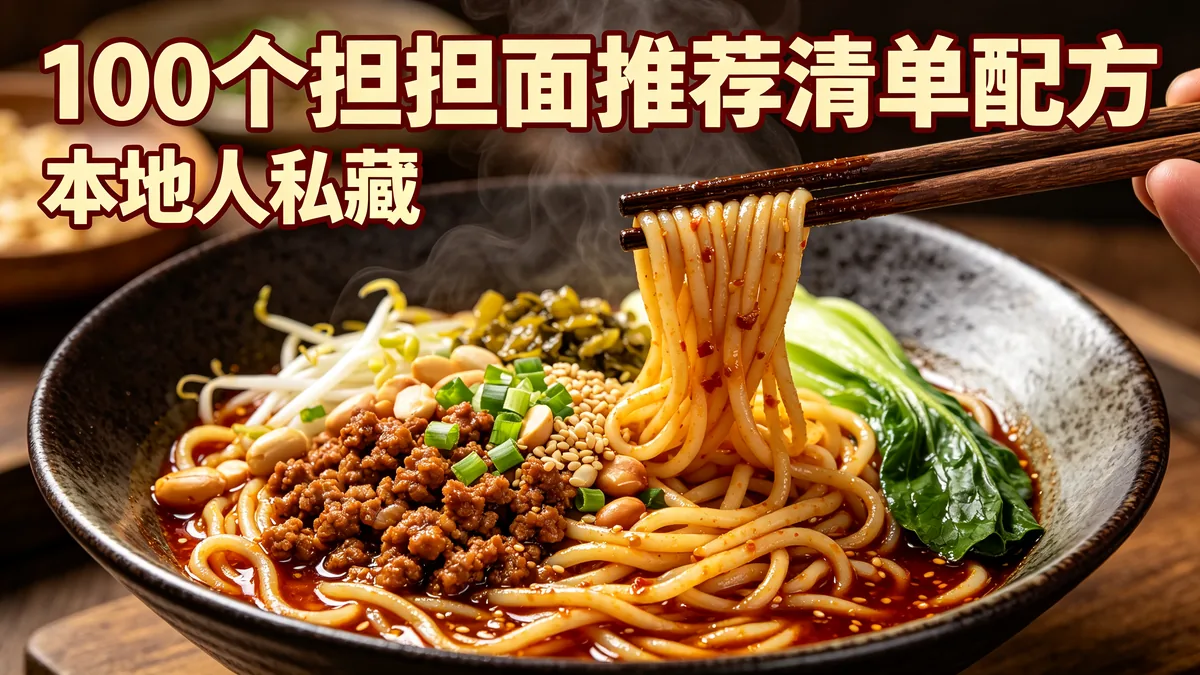 100个担担面推荐清单配方 本地人私藏