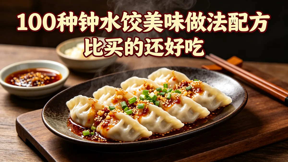 100种钟水饺美味做法配方 比买的还好吃