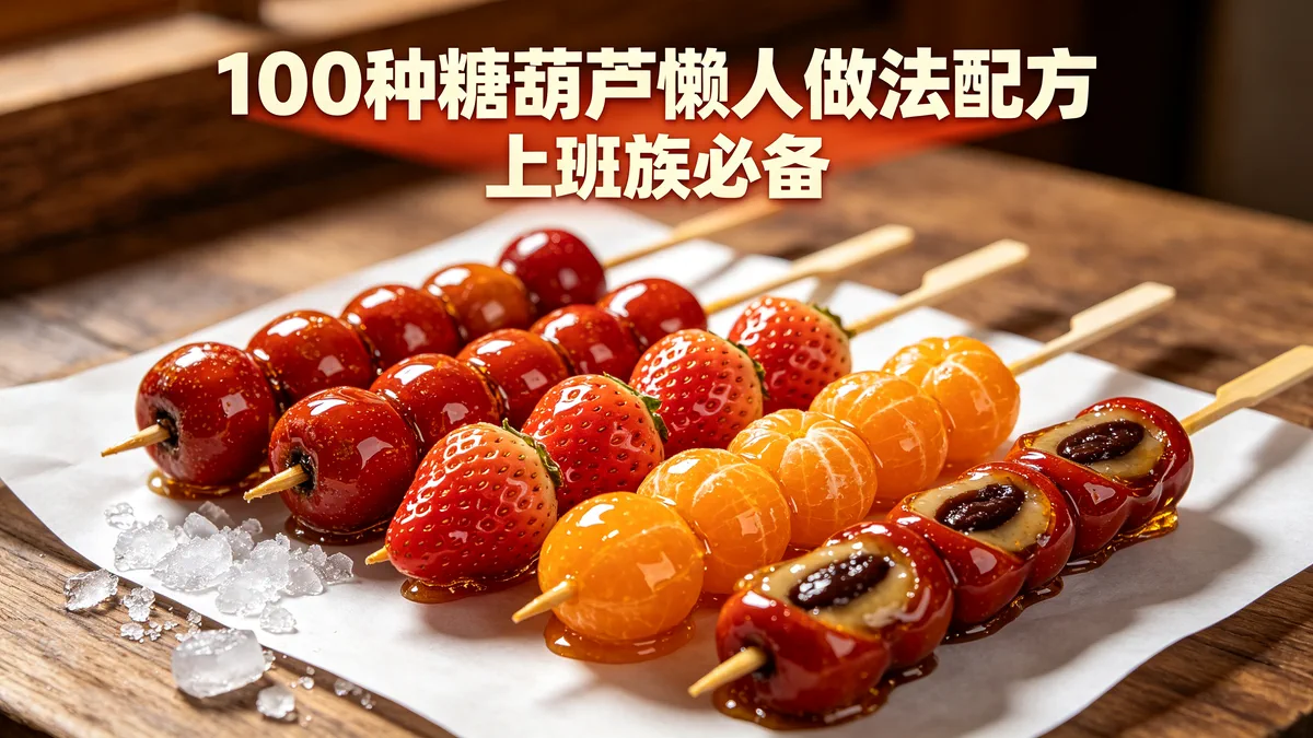 100种糖葫芦懒人做法配方 上班族必备