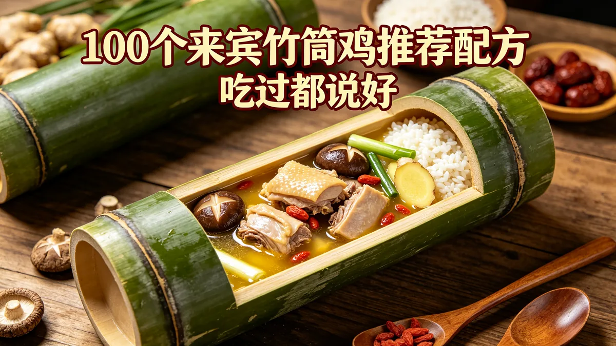 100个来宾竹筒鸡推荐配方 吃过都说好