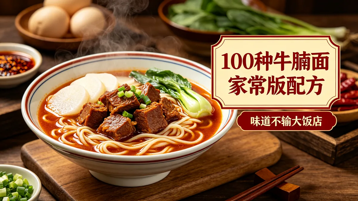 100种牛腩面家常版配方 味道不输大饭店