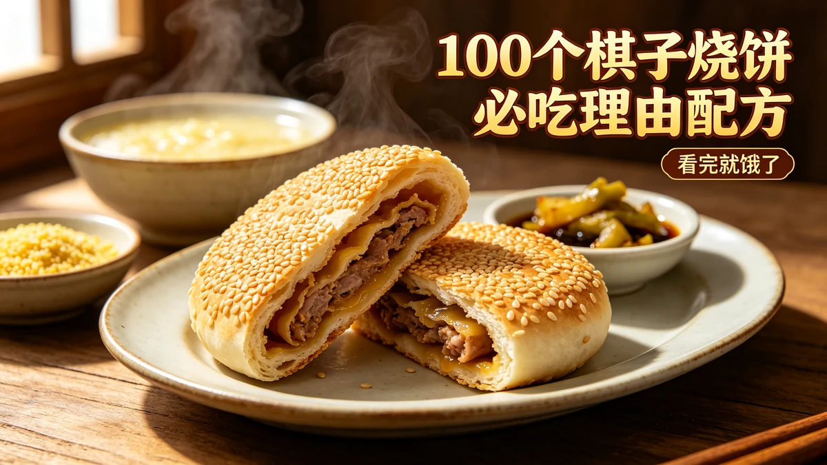 100个棋子烧饼必吃理由配方 看完就饿了