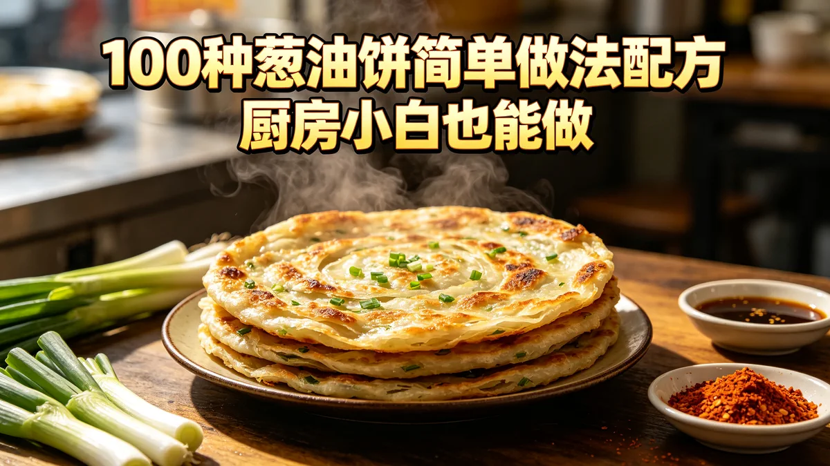 100种葱油饼简单做法配方 厨房小白也能做