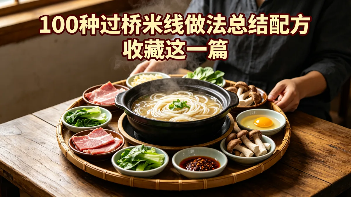 100种过桥米线做法总结配方 收藏这一篇