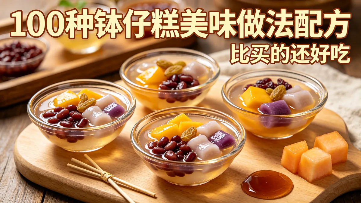 100种钵仔糕美味做法配方 比买的还好吃