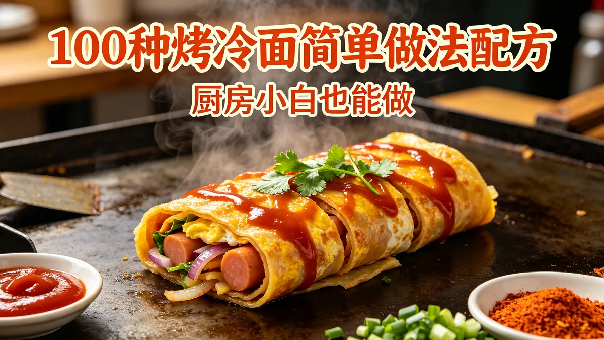 100种烤冷面简单做法配方 厨房小白也能做